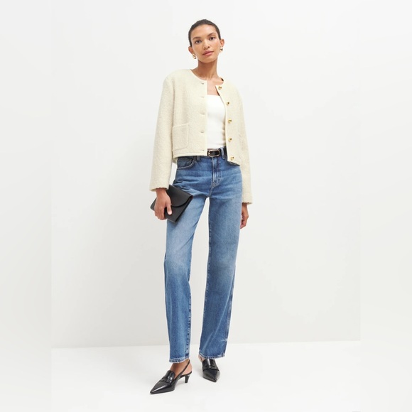 NWOT Reformation Dale Cropped Jacket - Picture 7 of 9